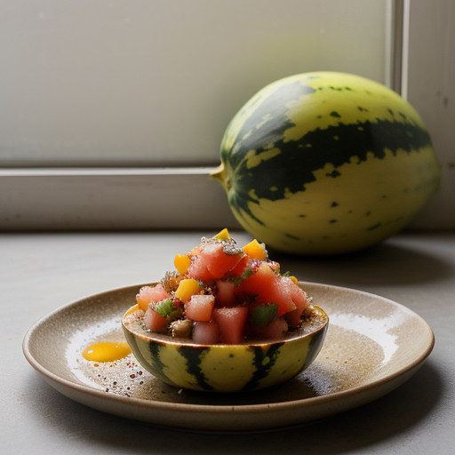 Papaya-Watermelon Salsa - Bon Appetit recipe image