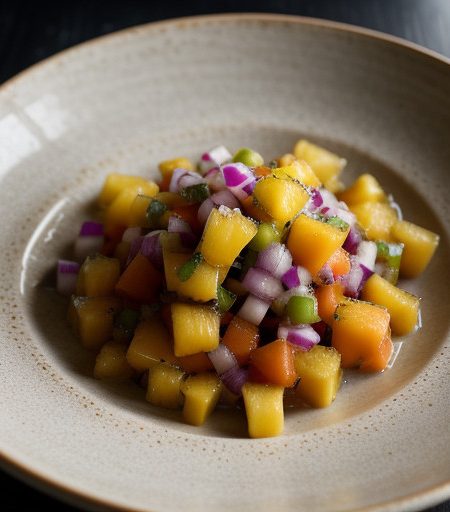Papaya and Pineapple Salsa recipe image
