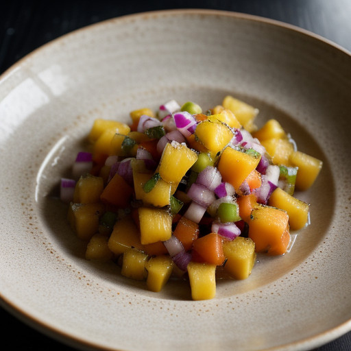 Papaya and Pineapple Salsa recipe image
