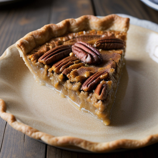 Pappadeaux's Sweet Potato Pecan Pie With Bourbon Sauce recipe image