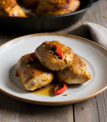 Paprika Chicken & Roasted Peppers recipe image