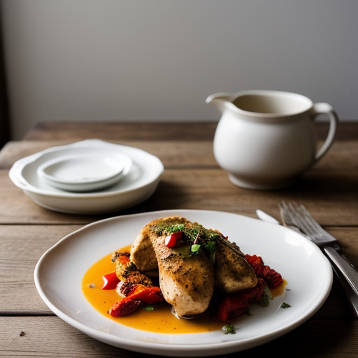 Paprika Chicken & Roasted Peppers recipe image