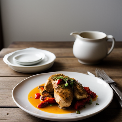 Paprika Chicken & Roasted Peppers recipe image