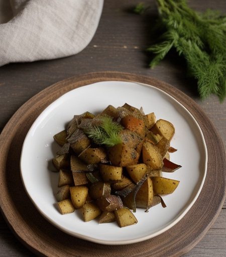 Paprikas Burgonya (Paprika Potatoes With Saus recipe image