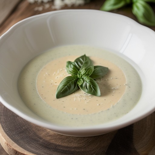 Parmesan-Basil Cream Sauce - Great Chefs recipe image