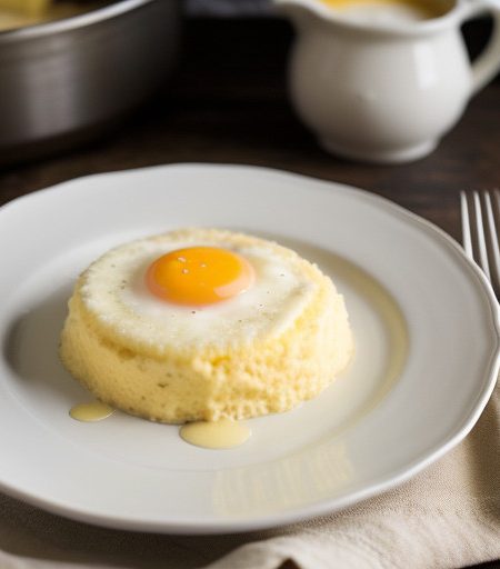 Parmesan Cheddar Grits Pudding recipe image