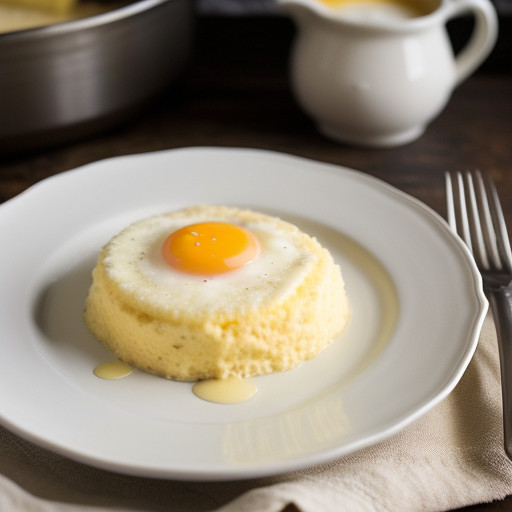 Parmesan Cheddar Grits Pudding recipe image