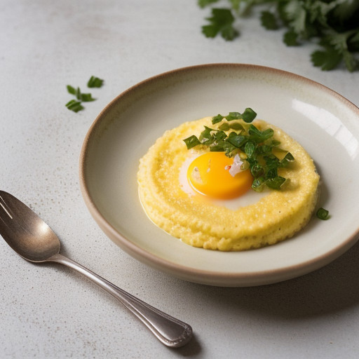 Parmesan Cheddar Grits Pudding recipe image