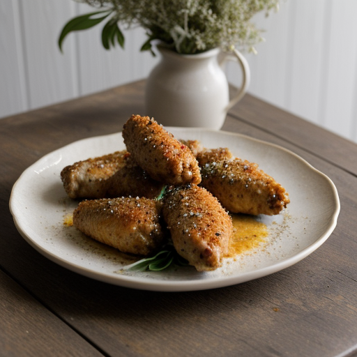 Parmesan Chicken Wings Oreganata recipe image
