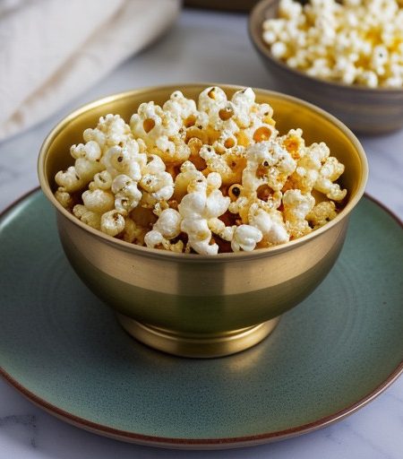 Parmesan-Curry Popcorn recipe image