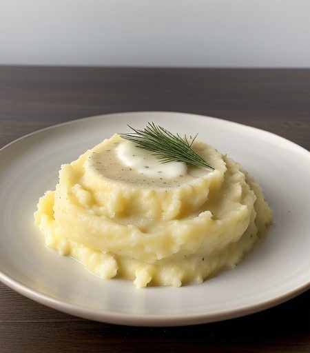 Parmesan Mashed Potatoes (Puree Con Parmigian recipe image