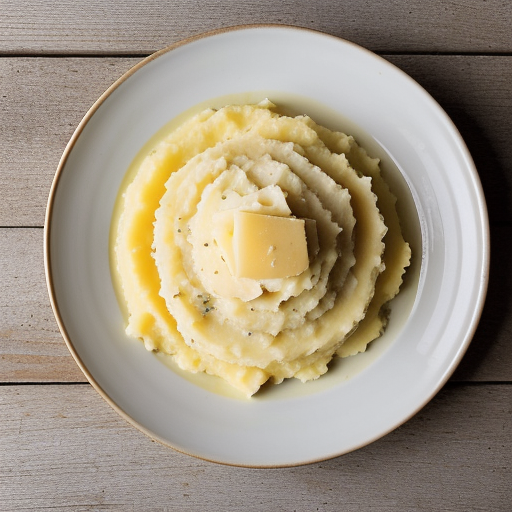 Parmesan Mashed Potatoes (Puree Con Parmigiano recipe image
