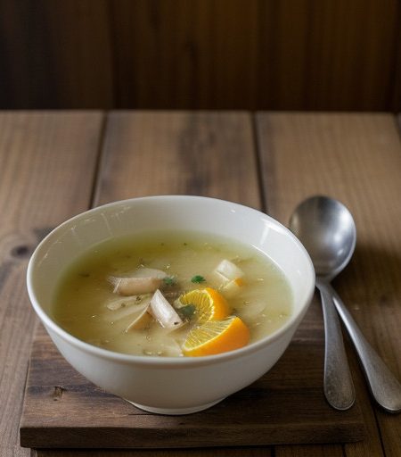 Parsnip, Chicken and Orange Soup recipe image