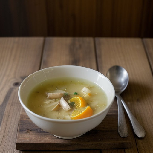 Parsnip, Chicken and Orange Soup recipe image