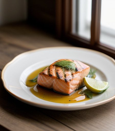 Party Nibbles: Grilled Salmon Ribbons recipe image