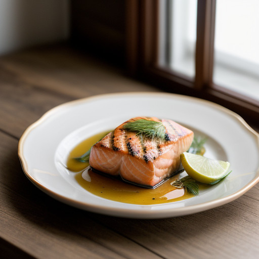 Party Nibbles: Grilled Salmon Ribbons recipe image
