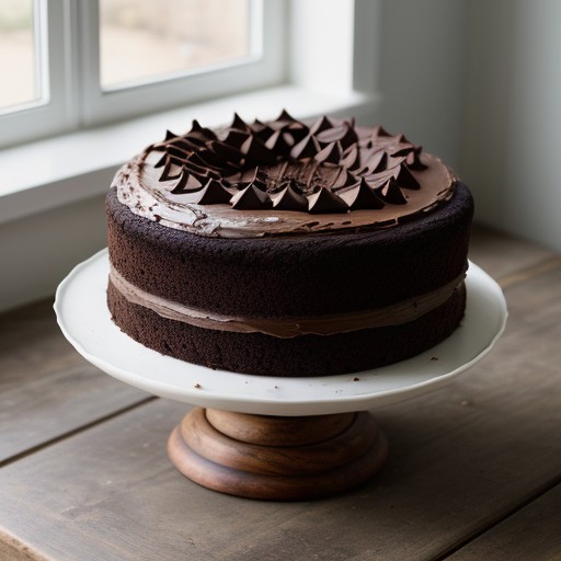 Passover Dark Chocolate Nut Cake recipe image