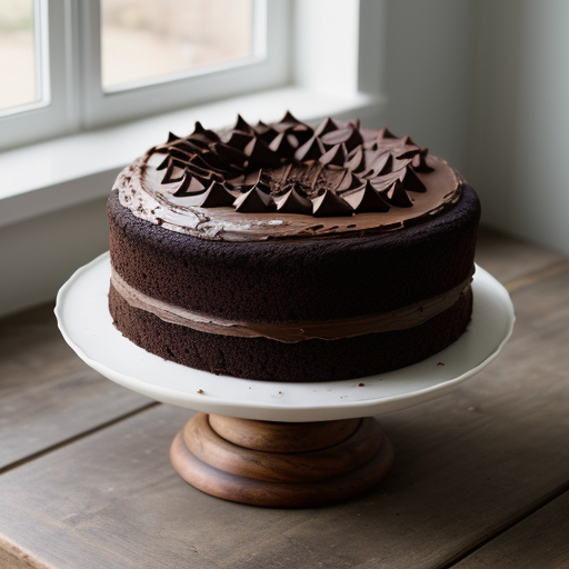 Passover Dark Chocolate Nut Cake recipe image