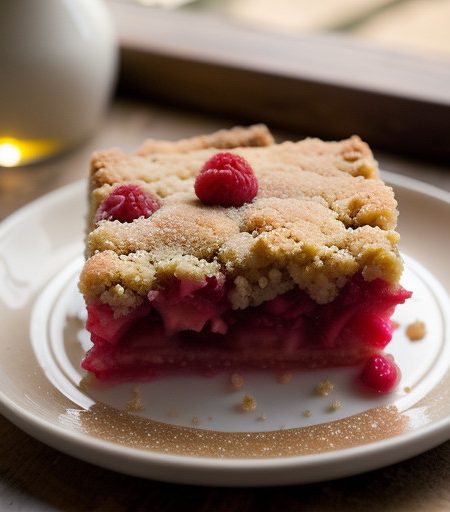 Passover Rhubarb Cobbler recipe image