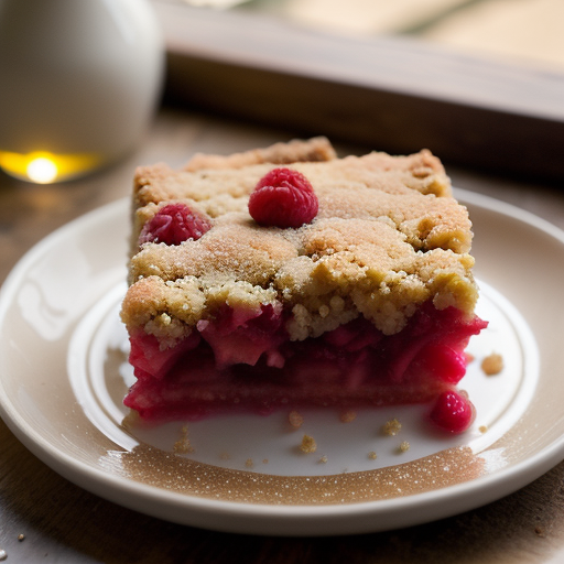 Passover Rhubarb Cobbler recipe image