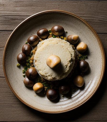 Passover Stuffing With Chestnuts & Mushrooms recipe image