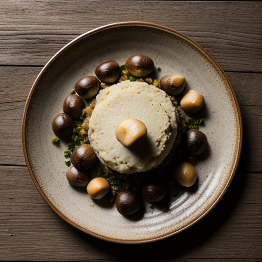 Passover Stuffing With Chestnuts & Mushrooms recipe image