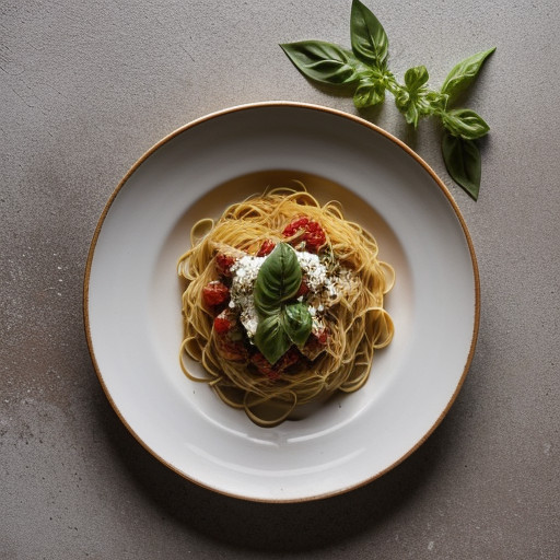 Pasta Alla Carretiera [Carter's Pasta; Pasta W. Fresh Tom recipe image