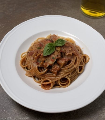 Pasta All'amatriciana (Pasta With Pancetta~ T recipe image