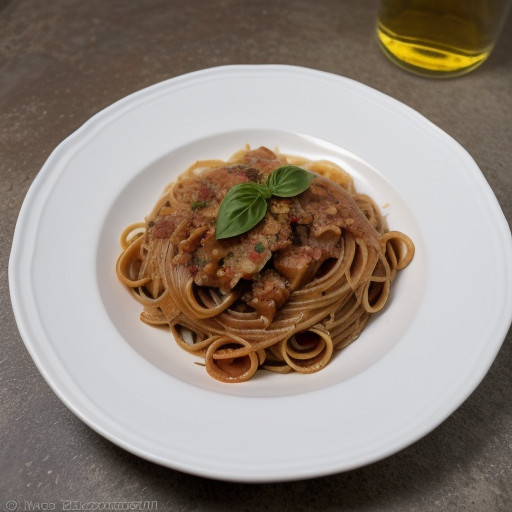 Pasta All'amatriciana (Pasta With Pancetta~ T recipe image