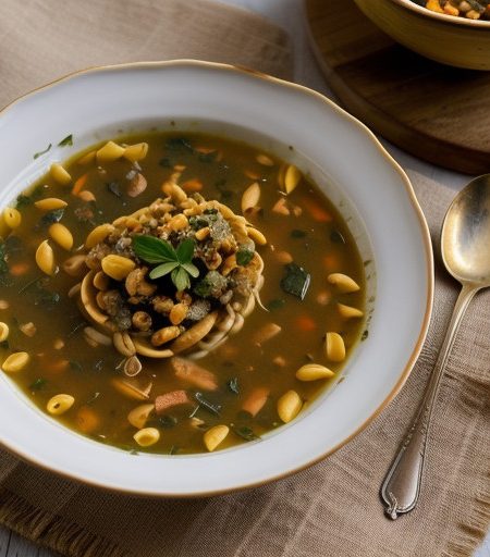 Pasta & Bean Soup recipe image