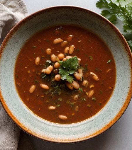 Pasta Bean and Vegetable Soup. recipe image