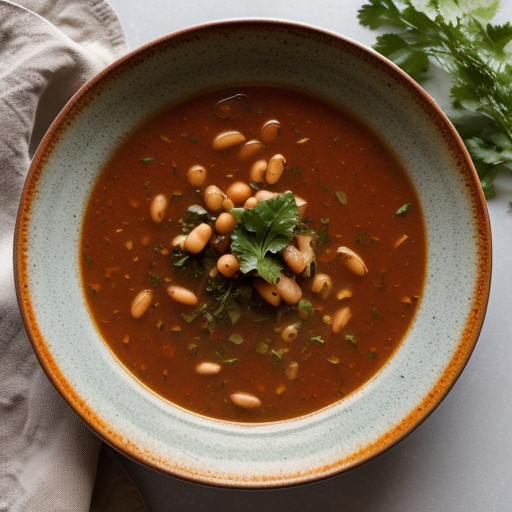 Pasta Bean and Vegetable Soup. recipe image