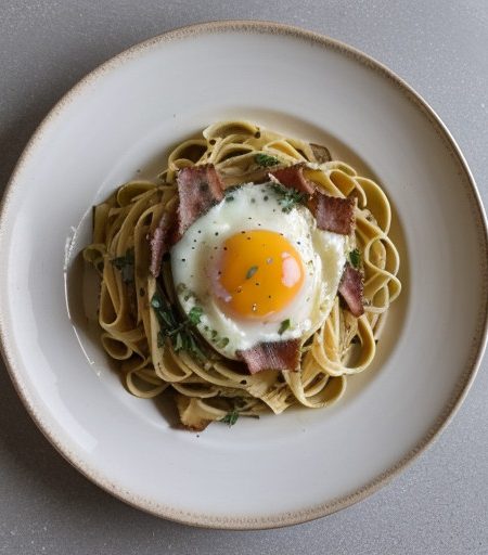 Pasta Carbonara (Silver Pallete recipe image