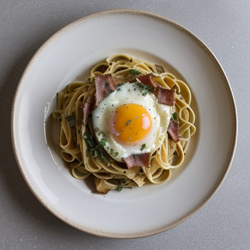 Pasta Carbonara (Silver Pallete recipe image