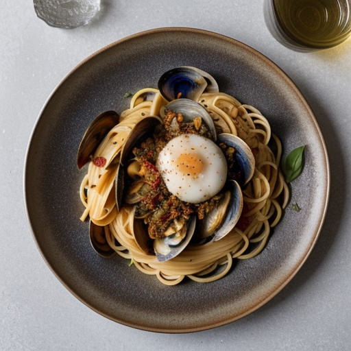 Pasta Cioppino W/Sun-Dried Tomatoes recipe image