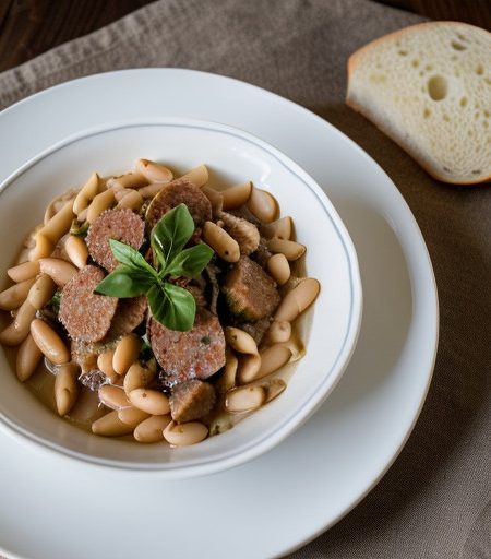 Pasta Con Fagioli recipe image