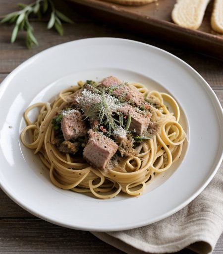 Pasta Con Il Tonno (Pasta With Tuna recipe image