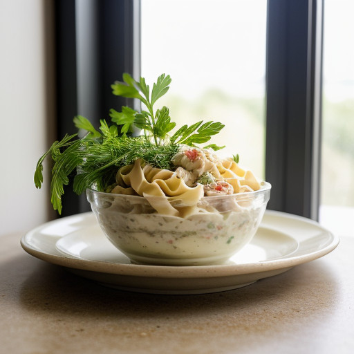Pasta & Crab Salad recipe image