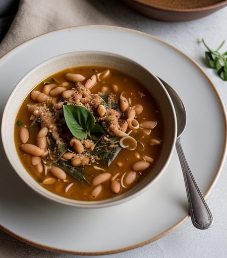 Pasta E Fagioli Alla Veneziana recipe image