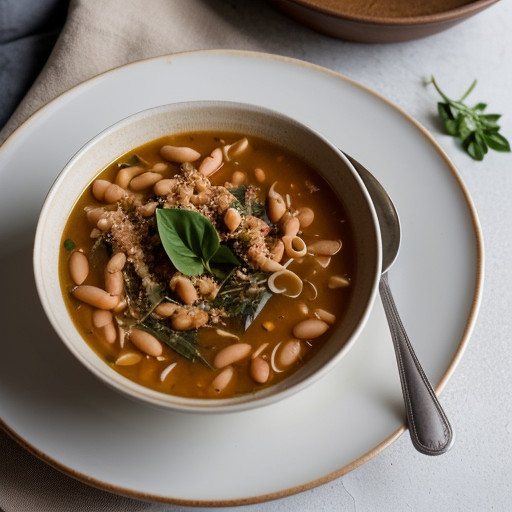 Pasta E Fagioli Alla Veneziana recipe image