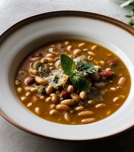 Pasta E Fagioli (Pasta & Bean Soup recipe image