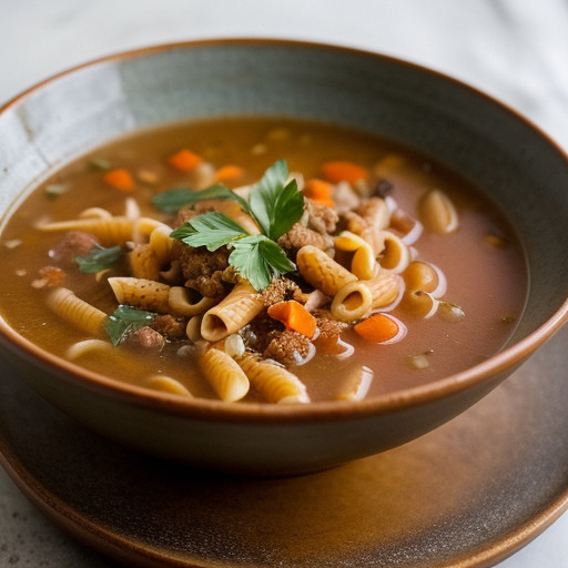 Pasta E Fagioli (Pasta & Bean Soup recipe image