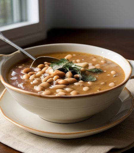 Pasta Fagioli (Pasta & Bean Soup recipe image