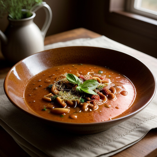 Pasta & Kidney Bean Soup recipe image