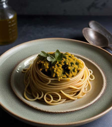 Pasta Puttanesca (Vermecelli With Hot Sauce recipe image
