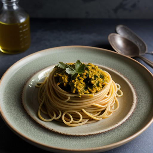 Pasta Puttanesca (Vermecelli With Hot Sauce recipe image