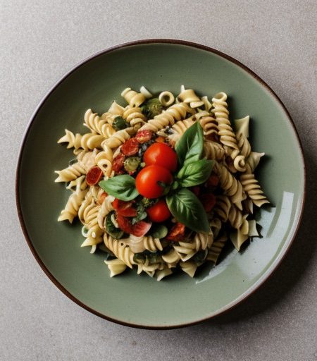Pasta & Red Bean Salad recipe image