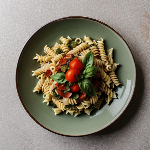 Pasta & Red Bean Salad recipe image
