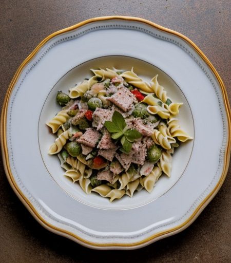 Pasta Salad Vinaigrette With Tuna recipe image