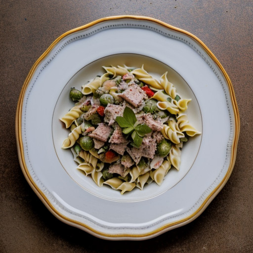 Pasta Salad Vinaigrette With Tuna recipe image